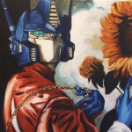 Optimus Prime with Sunflower