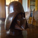 Walnut Darth Vader Helmet 2