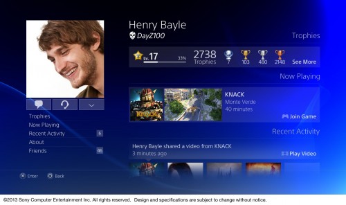 PlayStation 4 user interface image 6