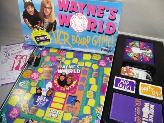 Wayne's World VCR Board Game