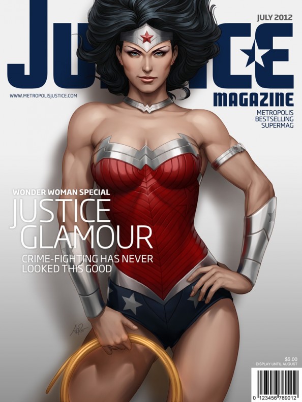 Wonder Woman Magazine Cover