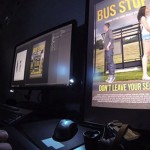 Live Photoshopping at Bus Stop – Adobe Creative Days 3