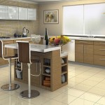 Wood and stainless steel kitchen