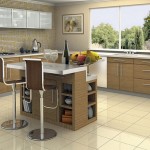 Wood and stainless steel kitchen