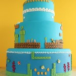 Super Mario Bros Levels Cake 2