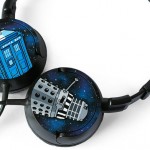 Doctor Who headphones by ketchupize