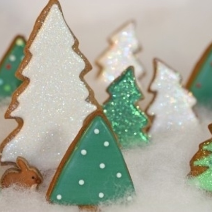 Glittering Christmas Trees