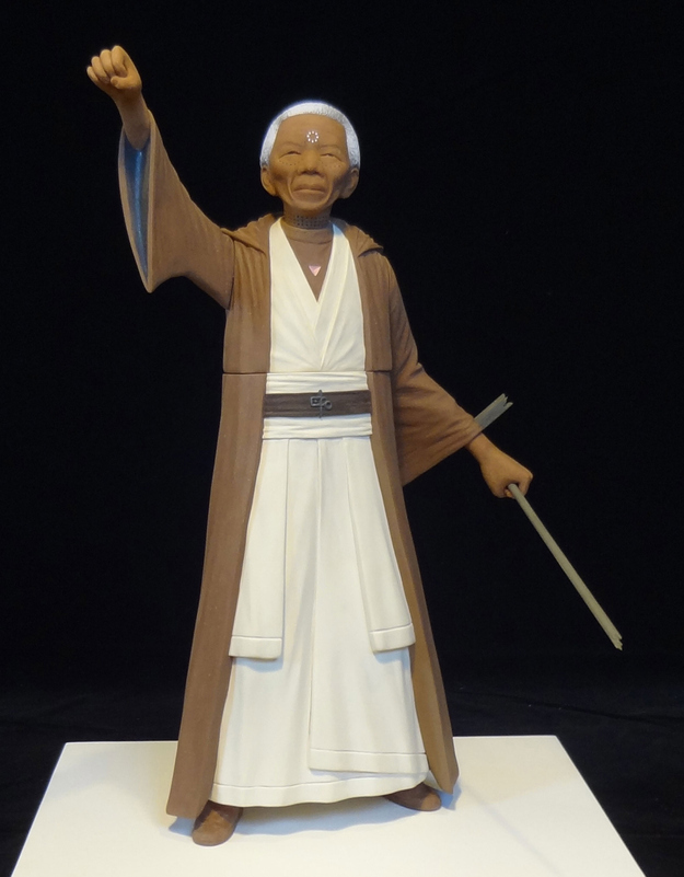 Nelson Mandela as Obi-Wan Kenobi