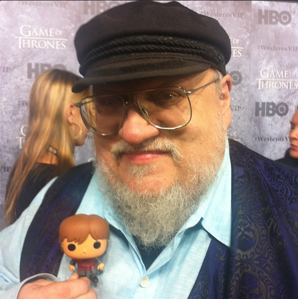 G.R.R. Martin with Tyrion