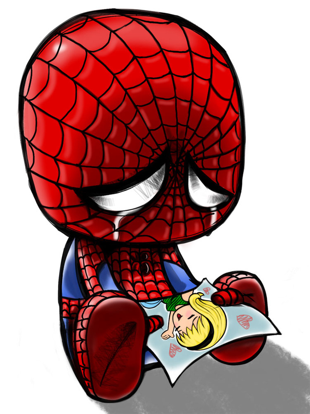 Crying Spider-Man