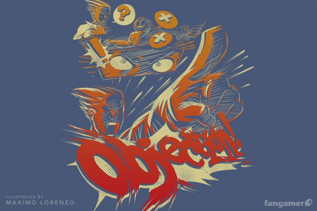 Ace Attorney Objection T Shirt by Maximo Lorenzo Fangamer image 2