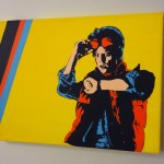 Marty McFly Acrylic Painting