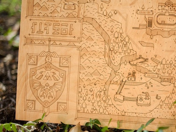 Legend of Zelda Map Woodlands by Neutral Ground and Alex Griendling image 3