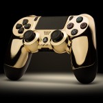 Gold PS4 controller 1