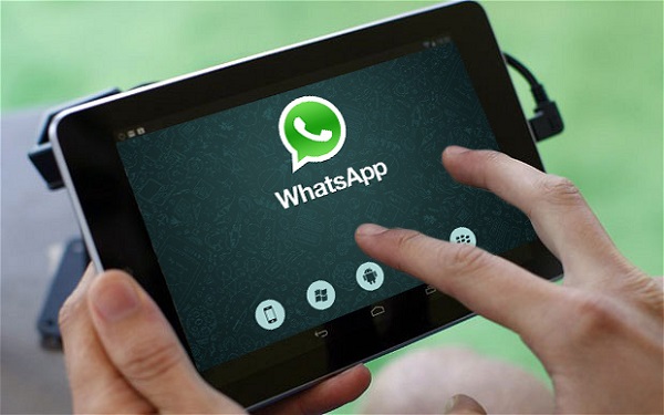 WhatsApp on Tablet