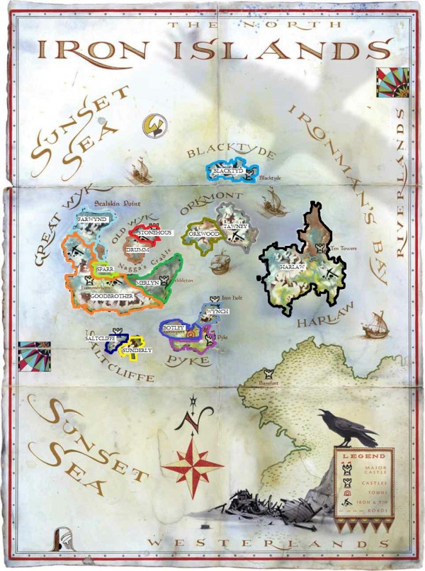 Iron Islands maps
