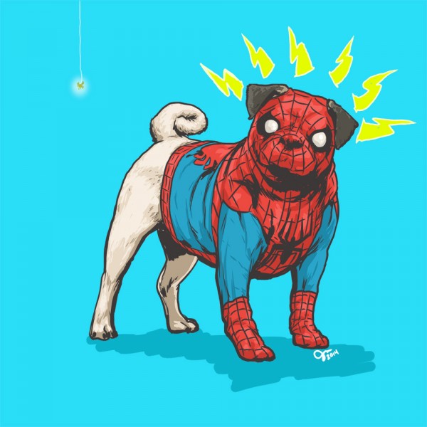 Spider Man Dog