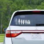 Geeky Car Accesories Star Wars Family Car Decals