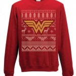 geeky Wonder Woman Christmas Sweater