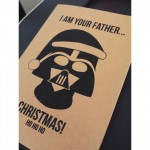 Darth Vader Christmas Greeting Card