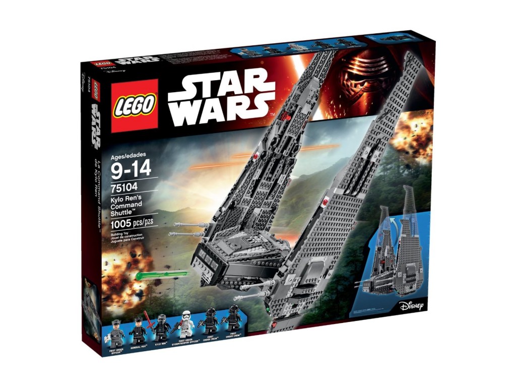 Lego Star Wars Episode VII Kylo Ren's Command Shuttle