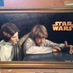 Luke and Leia (Nothing You Could Have Done)  oil painting
