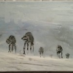Star Wars AT-AT’s on Hoth Oil Painting