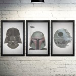 Star Wars Artwork Typography Art Prints Star Wars Gift