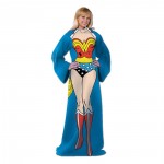 Wonder Woman Adult Comfy Throw with Sleeves