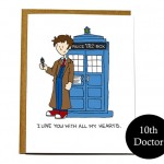 Doctor Who card, funny Valentine card