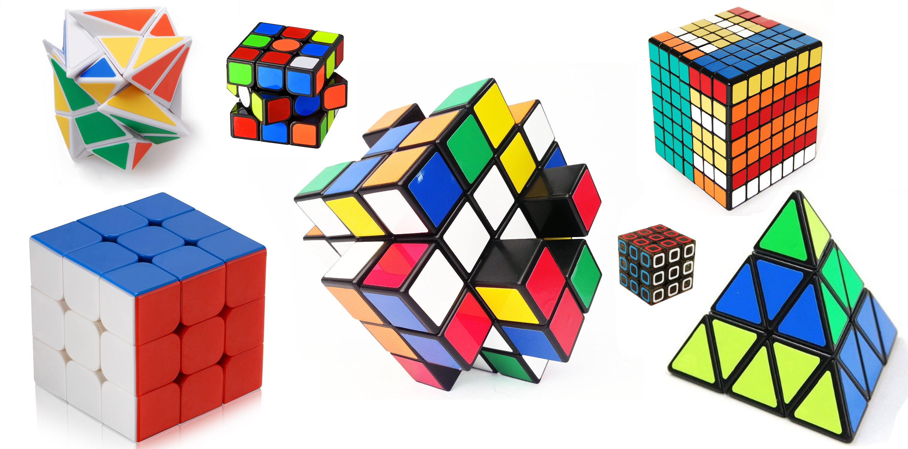 different kinds of rubix cubes