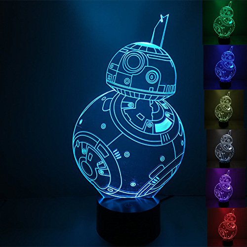 Star Wars BB8 3D lamp