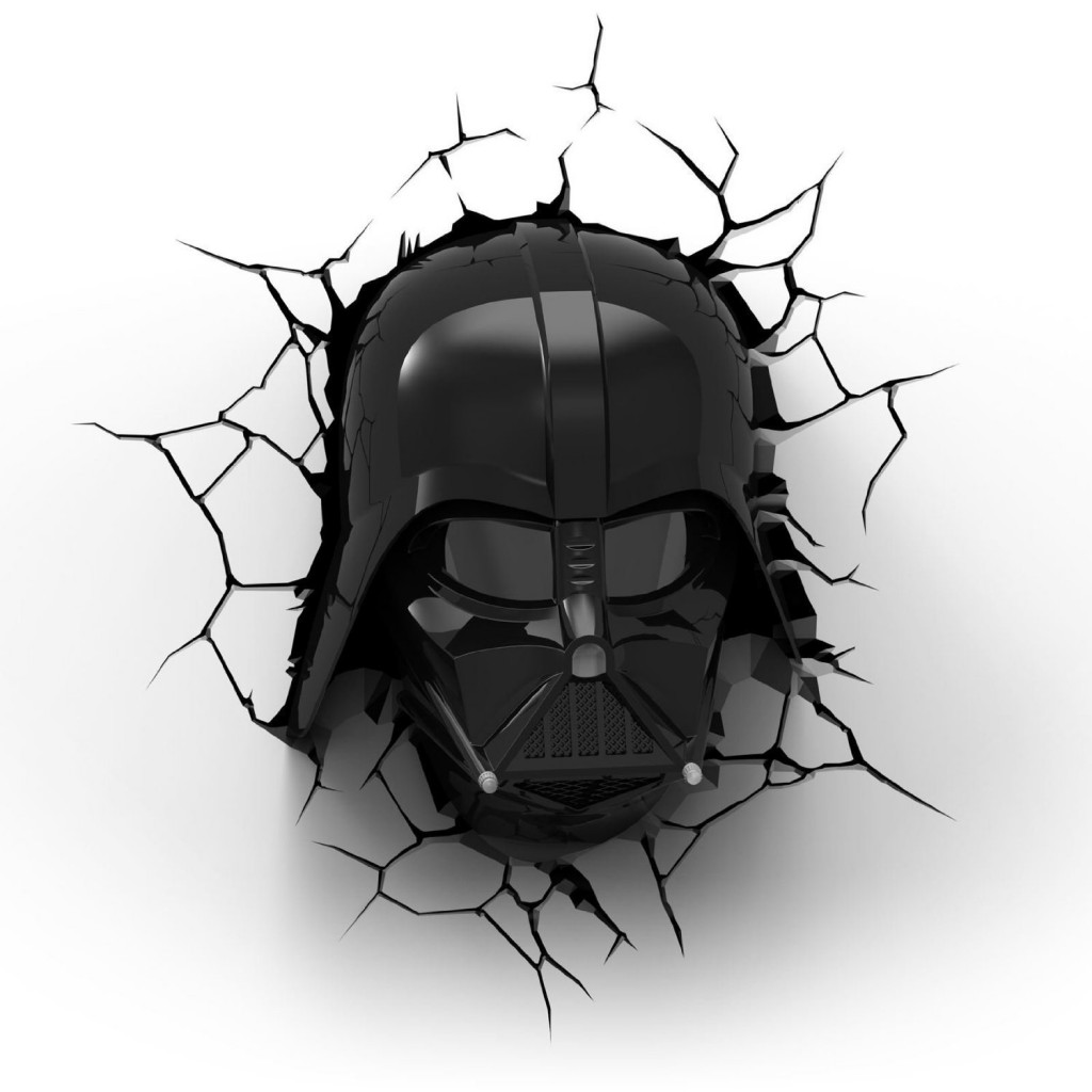 Star Wars Darth Vader 3D LED Wall Light