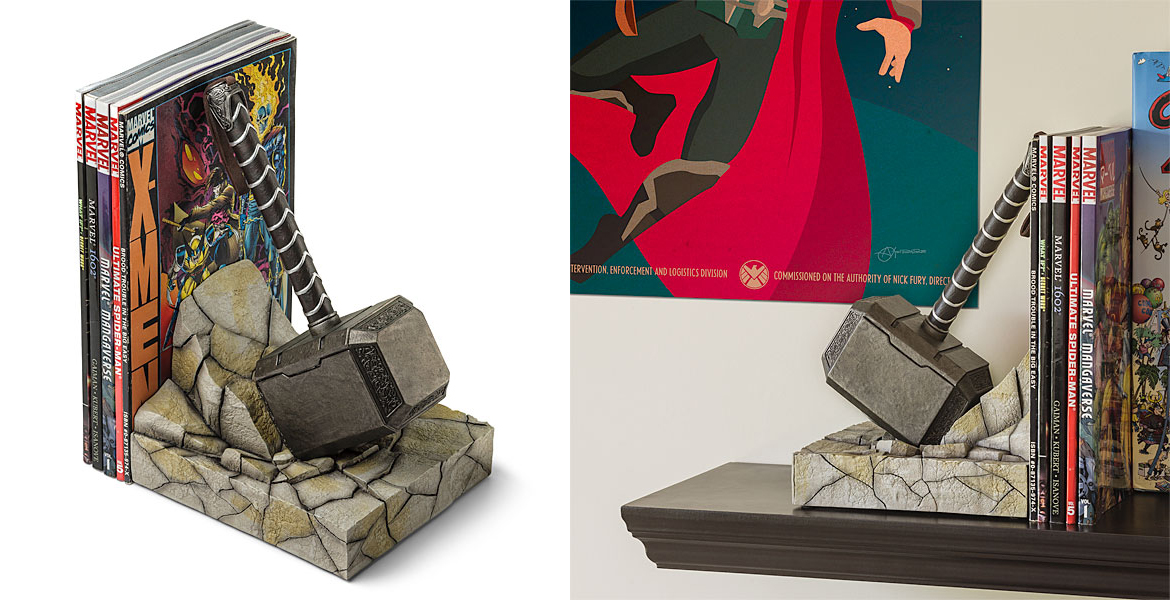 Thor Hammer Bookend