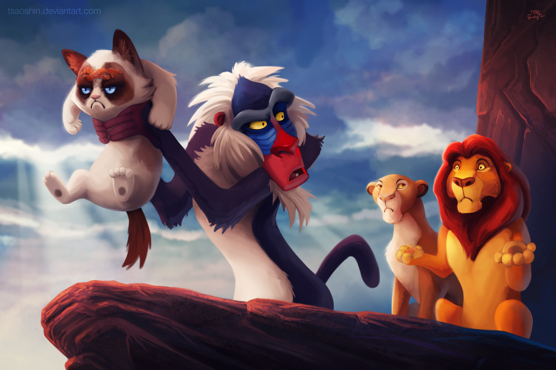 If Grumpy Cat Was The Star in Disney Movies 4