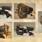 Steampunk Judge Dredd pistol