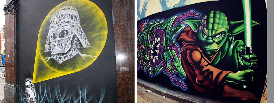 32 Examples of Awesome Star Wars Graffiti