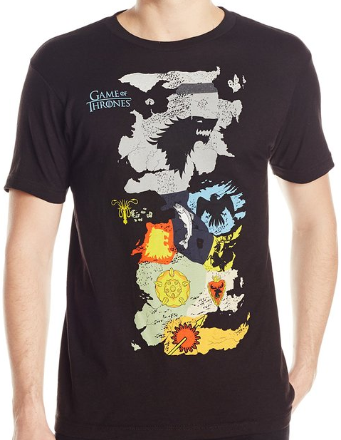 Game of Thrones Map Shirt
