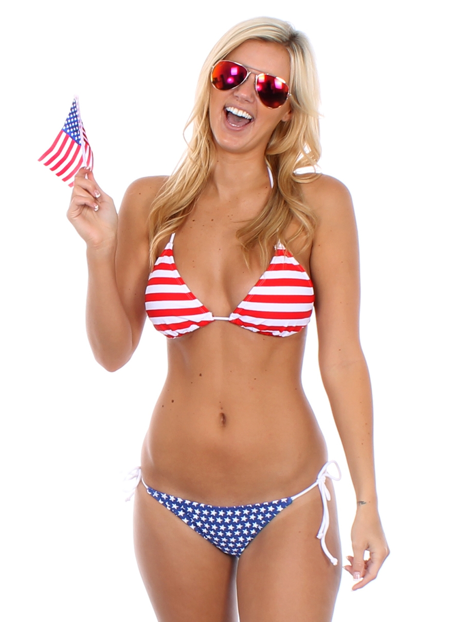 american_flag_bikini 4th of july swimsuits