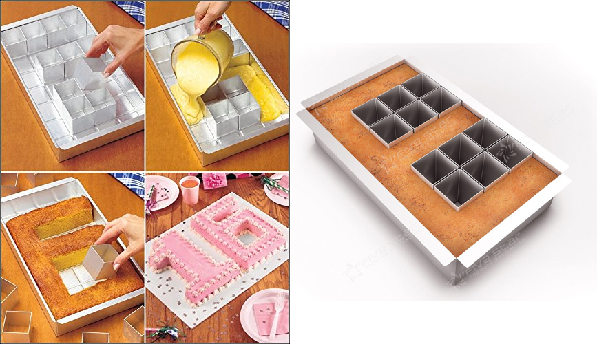 Alphabet Letters Number Cake Pan