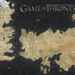 Game of Thrones Giants Map of Westeros & Essos