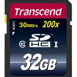 Transcend Class 10 SDHC Flash Memory Card