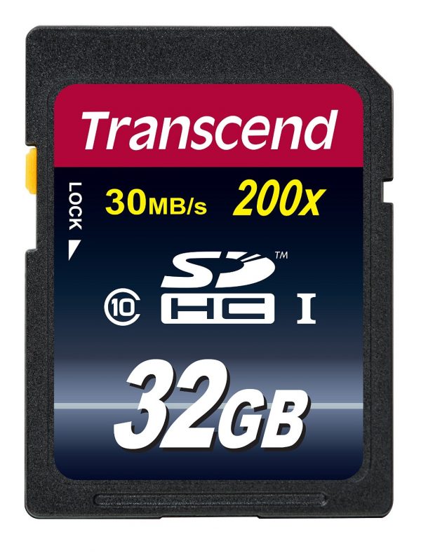 Transcend Class 10 SDHC Flash Memory Card