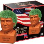 Chia Donald Trump Freedom of Choice Pottery Planter