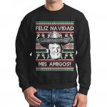 Donald Trump ‘Feliz Navidad Mis Amigos’ Ugly Christmas Sweater