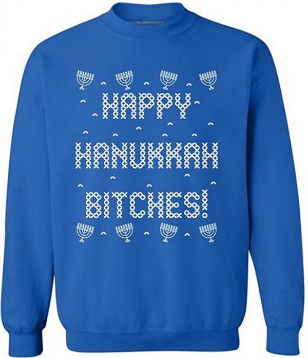 Happy Hanukkah Bitches ugly Christmas sweater