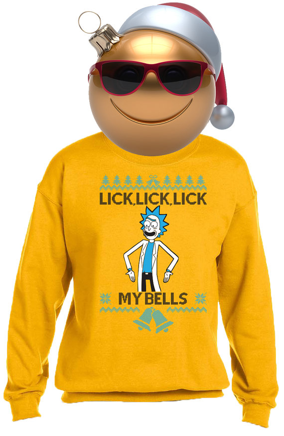 rick-and-morty-lick-my-bells-ugly-christmas-sweater