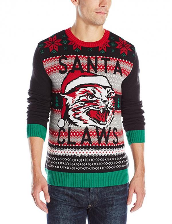 Santa Claws ugly Christmas Sweater