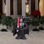 Star Wars Darth Vader Lighted Airblown Inflatable Christmas Santa