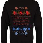 Stranger Things Bike Ride & Upside Down Ugly Christmas Sweater